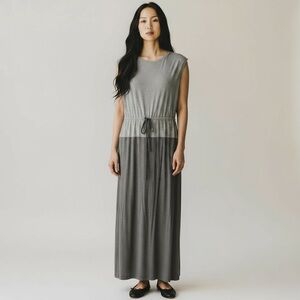 Gap Gray Sleeveless Maxi Dress